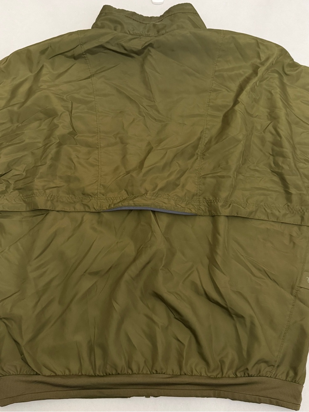 Fabletics Men’s Olive Zip-Up Performance Jacket - Picture 4 of 5